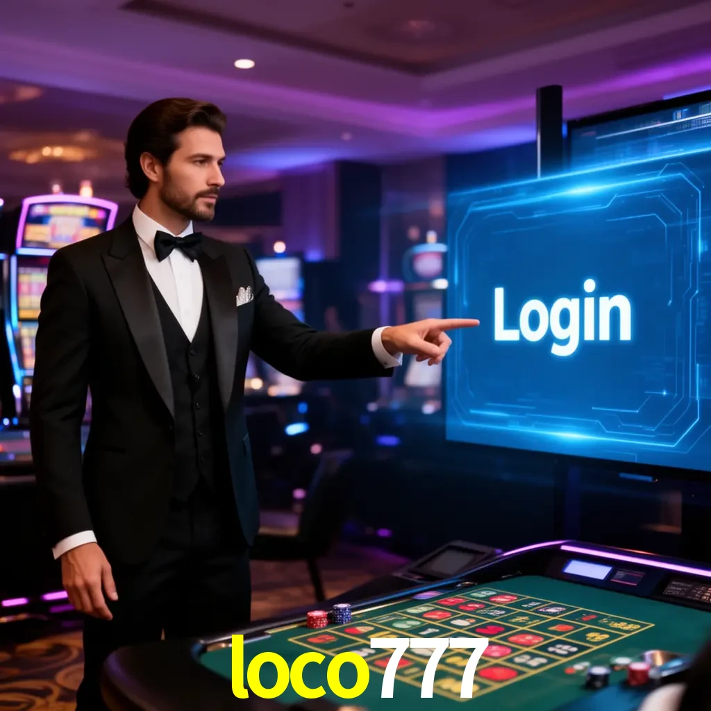 loco777 Login - OTP, cuenta y soporte Pantalla loco777 Login con OTP, contraseña, cuenta segura y soporte móvil