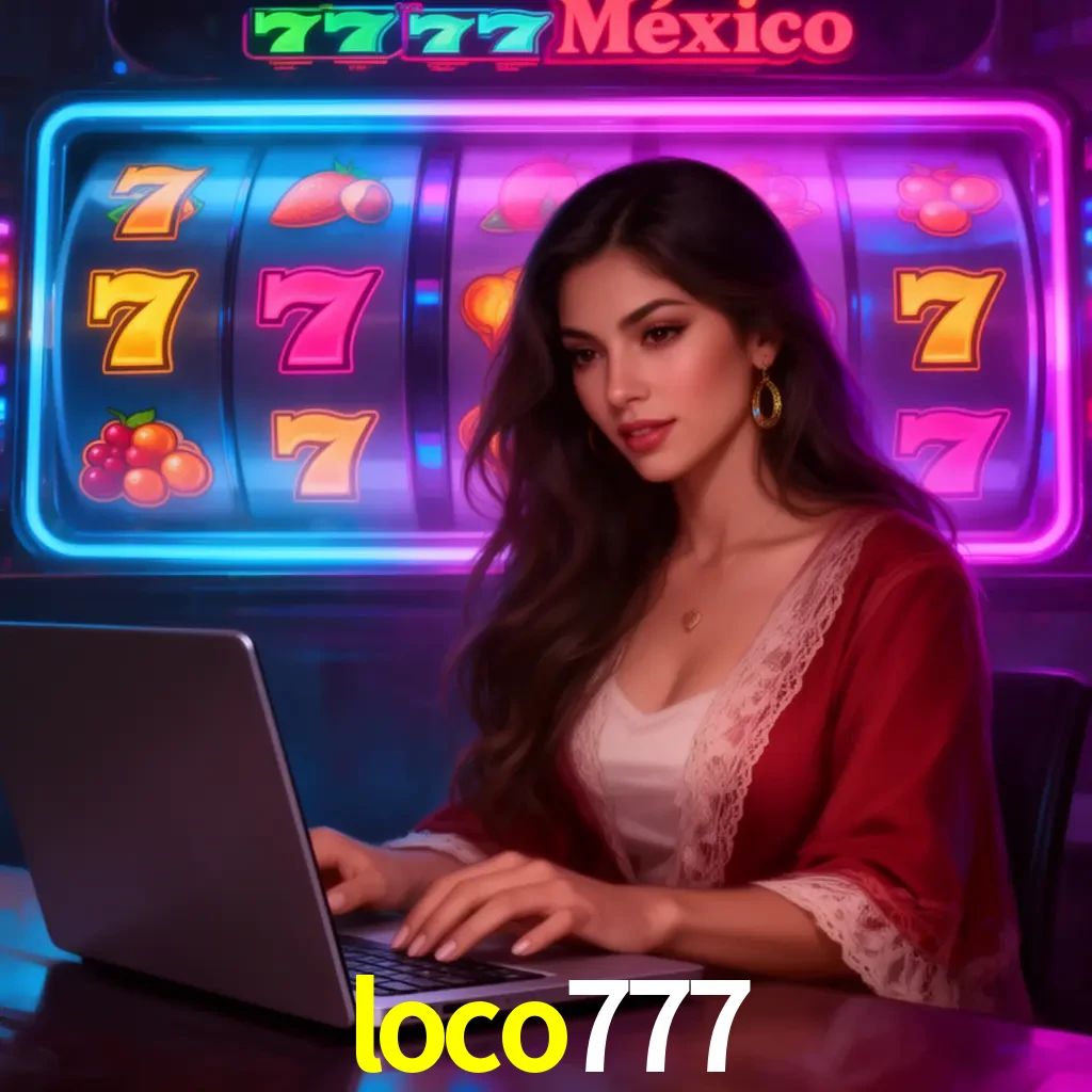 loco777 Slots - tragamonedas, RTP y control Tragamonedas loco777 con símbolos, saldo móvil y reglas de apuesta visibles